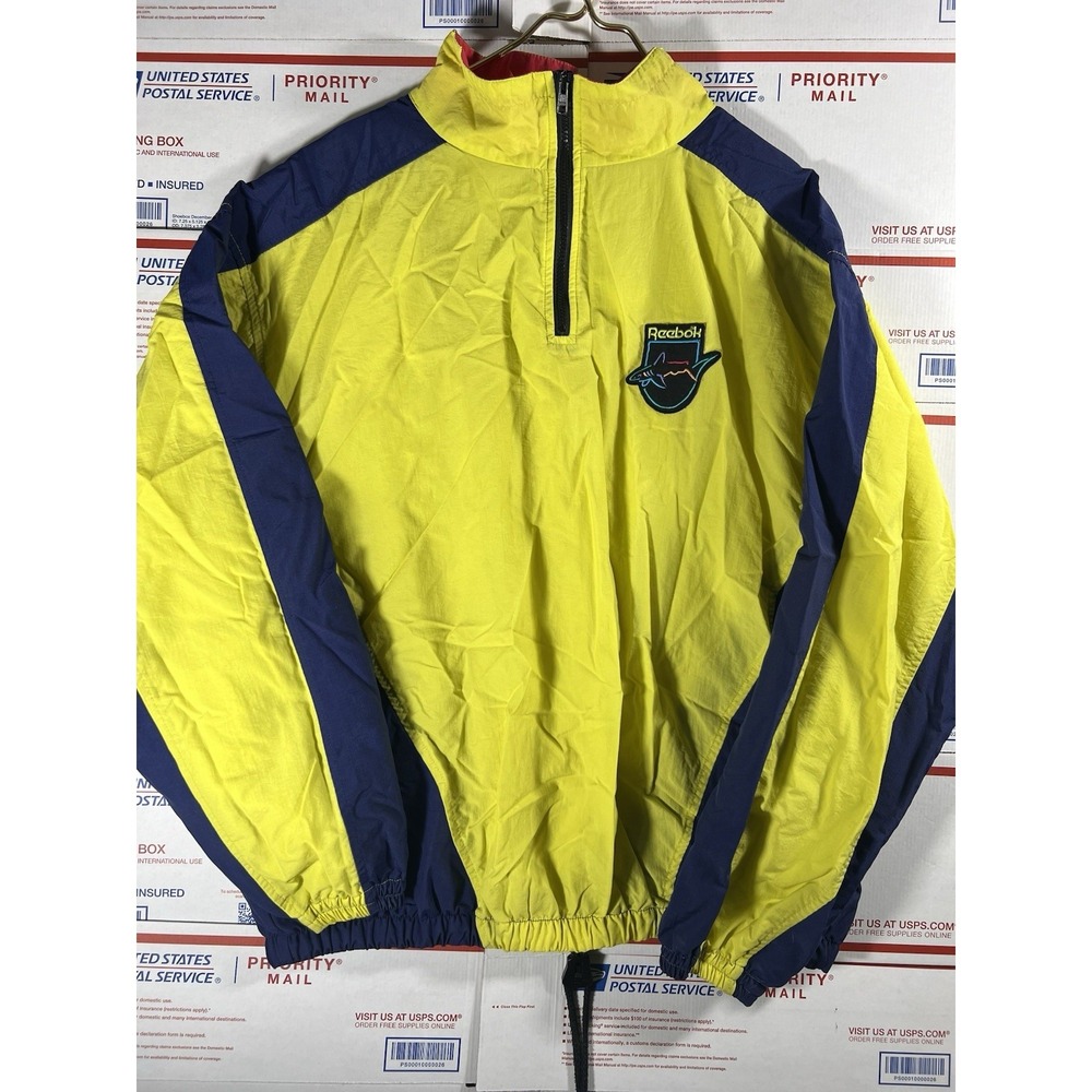 Vintage Greg Norman Reebok Golf Quarter Zip XL Windbreaker Pullover RARE 90s‎
